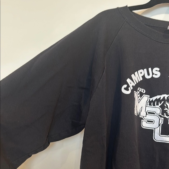 Vintage MSU Campus School Black Sweatshirt - Picture 4 of 11